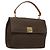Céline Celine Macadam Handtasche Macadam aus Leder Braun