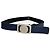 Vintage Courreges Lackledergürtel Marineblau