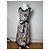 Vintage Burberry Blumen Kleid Schwarz Weiß
