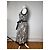 Vintage Burberry Blumen Kleid Schwarz Weiß - Ansicht 2
