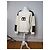 Courreges Vintage Courrèges Woll-Leder-Pullover beige braun M - Ansicht 11
