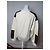 Courreges Vintage Courrèges Woll-Leder-Pullover beige braun M - Ansicht 12