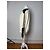 Courreges Vintage Courrèges Woll-Leder-Pullover beige braun M - Ansicht 2