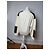 Courreges Vintage Courrèges Woll-Leder-Pullover beige braun M - Ansicht 3