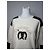 Courreges Vintage Courrèges Woll-Leder-Pullover beige braun M - Ansicht 7