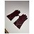 Vintage Givenchy Leder-Suede-Handschuhe lila - Ansicht 2