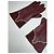 Vintage Givenchy Leder-Suede-Handschuhe lila - Ansicht 3