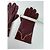 Vintage Givenchy Leder-Suede-Handschuhe lila - Ansicht 6