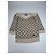 Vintage Burberry Nova Check Kurzarm-Pullover beige M - Ansicht 4