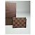 Tarjetero de cuero Damier Monogram vintage Louis Vuitton marrón Castaño - vista 12