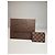 Tarjetero de cuero Damier Monogram vintage Louis Vuitton marrón Castaño - vista 2
