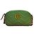 Borsa a Spalla in Pelle GG Marmont di Gucci Verde