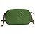 Borsa a Spalla in Pelle GG Marmont di Gucci Verde - vista 4
