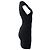 Abito Mini V-neck in Rayon Nero Alexander Wang - vista 3