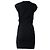 Abito Mini V-neck in Rayon Nero Alexander Wang - vista 4