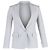 Stella Mc Cartney Einreiher-Blazer aus hellblauer Viskose mit Taschen von Stella McCartney