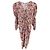 Abito Mini Stampato Floreale Celina in Seta Multicolore di Isabel Marant