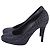 Stuart Weitzman geprägte Pumps aus grauem Leder - Ansicht 4