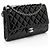 Gabrielle Clutch Clásico de Charol con Cadena de Chanel Negro - vista 2