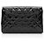 Gabrielle Clutch Clásico de Charol con Cadena de Chanel Negro - vista 3