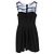 Vestido Mini Sin Mangas Plisado Maje en Poliéster Negro