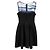 Vestido Mini Sin Mangas Plisado Maje en Poliéster Negro - vista 2