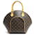Louis Vuitton Ellipse MM Monogram Handbag Brown Cloth  ref.2581175