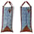 Versace Canvas Denim Tragetasche Blau  - vue 8