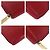 Portafoglio in pelle rossa Chanel con hardware dorato Rosso - vista 3