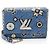 Borsa a Spalla Azteque Twist MM in Pelle Epi Edizione Limitata Louis Vuitton Blu