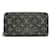 Louis Vuitton Zippy Wallet Monogram Long Wallet Black Denim  ref.2581576