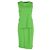 Max Mara Abito Midi Sovrapposto Sportmax in Viscosa Verde