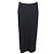Falda midi recta de lana negra con abertura trasera Max Mara Negro