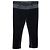 Pantalones cropped en algodón negro y gris con efecto terciopelo de Haider Ackermann