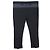 Pantalones cropped en algodón negro y gris con efecto terciopelo de Haider Ackermann - vista 2