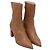 Botines de punta Renegade en cuero marrón de Stuart Weitzman Castaño Roja - vista 3
