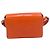 Bolso de hombro de cuero naranja con estampado de cocodrilo de Dries Van Noten - vista 3
