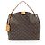 Borsa hobo Graceful MM in tela Monogram Louis Vuitton Marrone