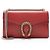 Borsa a Spalla Media Dionysus in Pelle e Cristalli Gucci Rosso