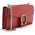 Borsa a Spalla Media Dionysus in Pelle e Cristalli Gucci Rosso - vista 2