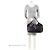 Gabrielle Chanel Tote Shopper Petit Cocos in Pelle di Vitello Nero - vista 5