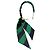 Borsa in pelle di vitello di seta Fendi You Strap verde e nero
