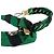 Borsa in pelle di vitello di seta Fendi You Strap verde e nero - vista 8