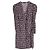 Vestido Mini Estampado Animal Maje em Cupro Multicolorido
