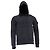 Sudadera con capucha y cordón Stone Island con parche de brújula en algodón gris oscuro