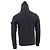 Sudadera con capucha y cordón Stone Island con parche de brújula en algodón gris oscuro - vista 4
