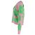 Jil Sander Flower Knit Pullover aus rosa Wolle mit Rundhalsausschnitt Pink - Ansicht 2