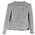 Blazer abierto de tweed Iro Azure en algodón negro y blanco - vista 3