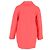 Moschino Single-Breasted Coat wit Pockets in Coral Wool - view 3