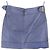 Alice by Temperley Falda Mini A-Line Alice de Temperley en Cuero Azul - vista 2